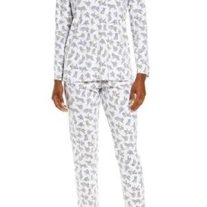 Roller Rabbit White and Gray Kids Pajama Set